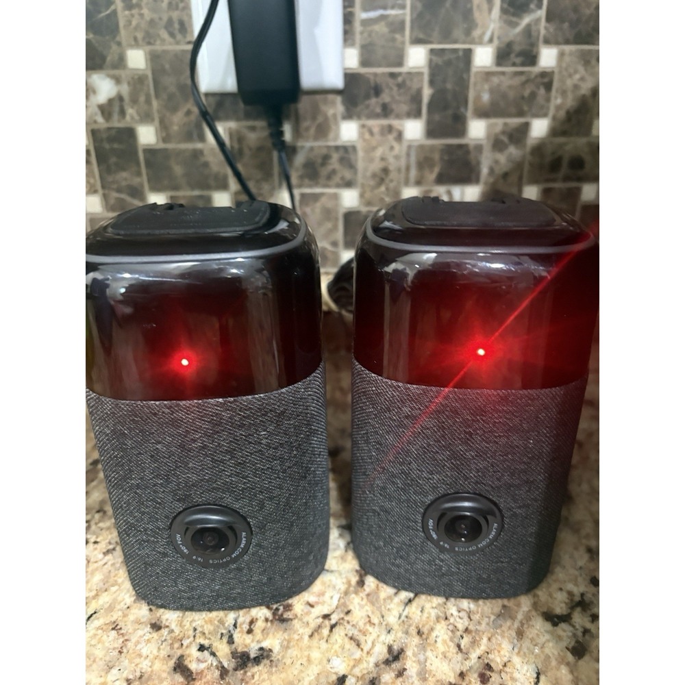 Alarm.com Optics Indoor IP Camera 16:9 180° FOV Wired w/ Power Adapter set of 2